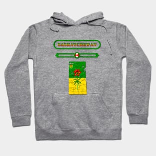 SASKATCHEWAN, CANADA, MAP OF SASKATCHEWAN. SAMER BRASIL Hoodie